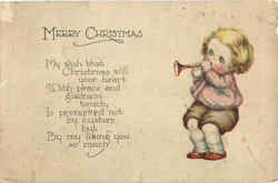 Merry Christmas Postcard Postcard