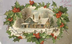 A Joyful Christmas Postcard