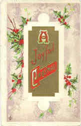 A Joyful Christmas Postcard