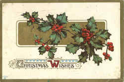 Christmas Wishes Postcard