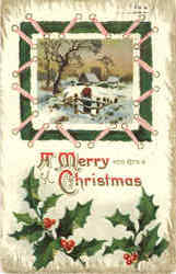 A Merry Christmas Postcard