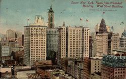 View of lower New York Postcard Postcard