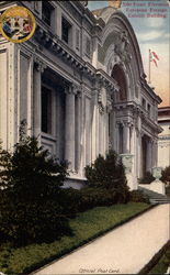 Front elevation European Foreign Exhibit Building Postcard