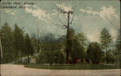 Shiller Park Grotto (Schiller Park) Columbus, OH Postcard Postcard