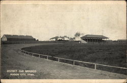 District Fair Grounds Mason City, IA Postcard Postcard