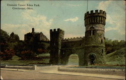 Elsinore Tower, Eden Park Cincinnati, OH Postcard Postcard