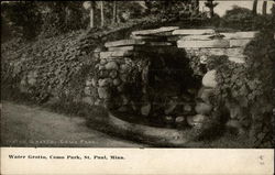 Water Grotto, Como Park Postcard