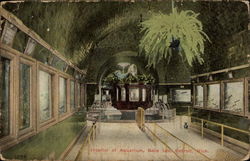 Interior of Aquarium, Belle Isle Detroit, MI Postcard Postcard