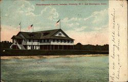 Wequetequock Casino between Westerly, RI and Stonington, Conn Rhode Island Postcard Postcard