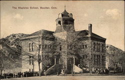 The Mapleton School Boulder, CO Postcard Postcard