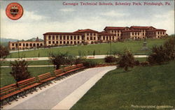 Carnegie Technical Schools, Schenley Park Pittsburgh, PA Postcard Postcard