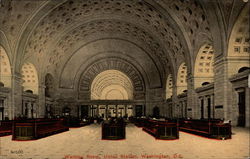 Waiting Room, Union Station, Washington, D.C Postcard