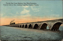 Florida East Coast Railway Key West, FL Postcard Postcard