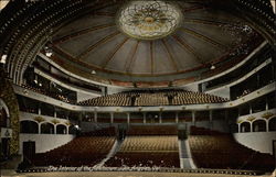 The Interior of the Auditorium Postcard