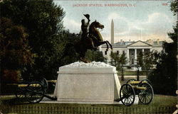 Jackson Statue Postcard