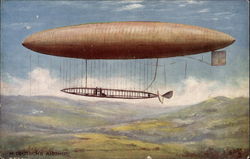 M.Deutsch's Airship Postcard