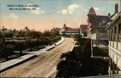 Soldier's Home at Sawtelle Postcard