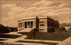 Dean Hobbs Blanchard Library Postcard