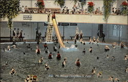 Bathers at The Plunge Postcard