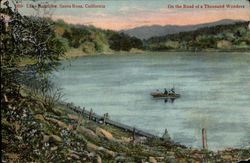 Lake Ralphine - "On the Road of a Thousand Wonders" Santa Rosa, CA Postcard Postcard