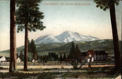 Mt. Shasta from Sissons Mount Shasta, CA Postcard Postcard