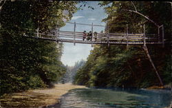 Overhanging bridge Postcard