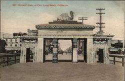 Shriners' Gate, at Pier Long Beach, CA Postcard Postcard