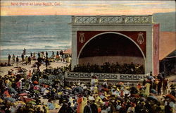 Band Stand Long Beach, CA Postcard Postcard