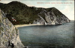 Descanso Canyon Santa Catalina Island, CA Postcard Postcard