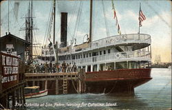 The Cabrillo at San Pedro, leaving for Catalina Island California Postcard Postcard