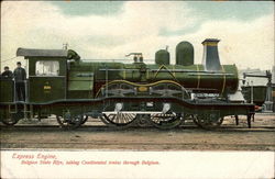 Express engine Postcard