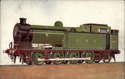 GNR 8 wheels coupled side tank engine No. 116 Locomotives Postcard Postcard