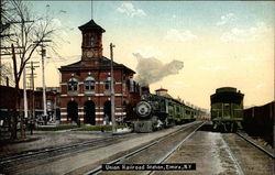 Union Railroad Station Postcard