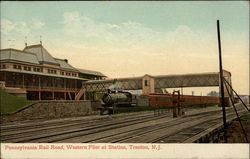 Pennsylvania Rail Road, Western Flier at Station Postcard