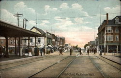 Railroad Walk Postcard