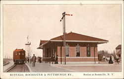 Buffalo, Rochester & Pittsburgh RY. Station Postcard