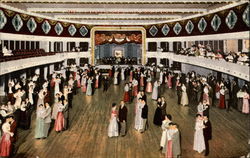 Ballroom of casino Postcard