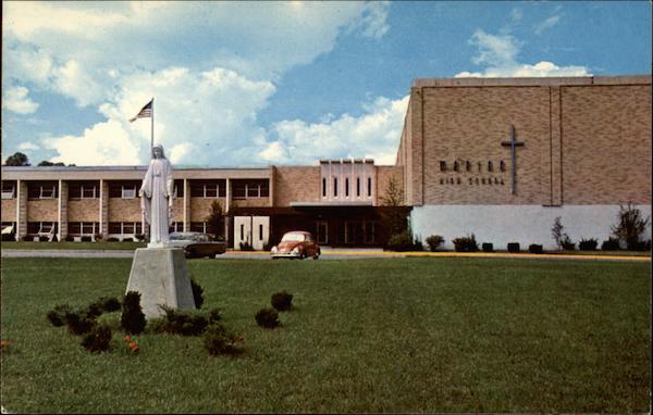 Marian High School, looking West on Lincoln Way Mishawaka, IN