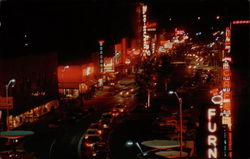 Main Street at Night Grand Junction, CO Postcard Postcard