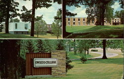 Owosso College Postcard