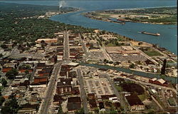 Michigan Thumb Scenery Port Huron, MI Postcard Postcard