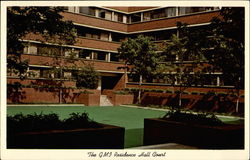 The GMJ Residence Hall Court Postcard