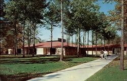 Close-up View of Dow Commons, Northwood Institute Midland, MI Postcard Postcard