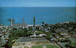 Aerial View of Provincetown Cape Cod, MA Postcard Postcard