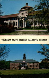 Administration Building and North Campus, Valdosta State College Postcard