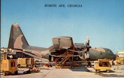 Aircraft Maintenance Robins Air Force Base, GA Postcard Postcard