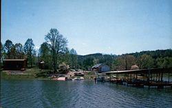 Bennett's Marina and Lake Front Apartments Hiawassee, GA Postcard Postcard