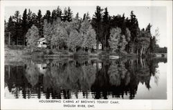 Housekeeping Cabins at Brown's Tourist Camp English River, ON Canada Ontario Postcard Postcard