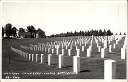 National Cemetery - Custer Battlefield Garryowen, MT Postcard Postcard