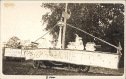 Boat float 1879-1915 Old Settlers Parade Tyndall, SD Events Postcard Postcard